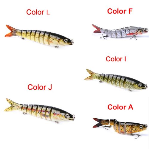 Pike Fishing Lures Artificial Multi Jointed Sections Hard Bait Trolling Pike Carp Fishing Tools Pike Fishing Lures Artificial Multi Jointed Sections Hard Bait Trolling Pike Carp Fishing Tools