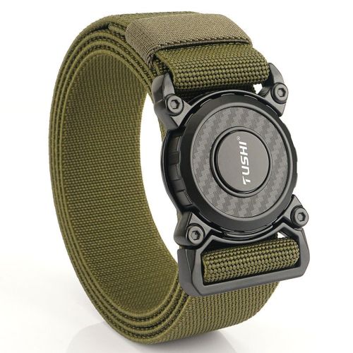 New quick release button tactical nylon belt; working clothes; outdoor training belt; casual men's belt; wholesale by manufacturers